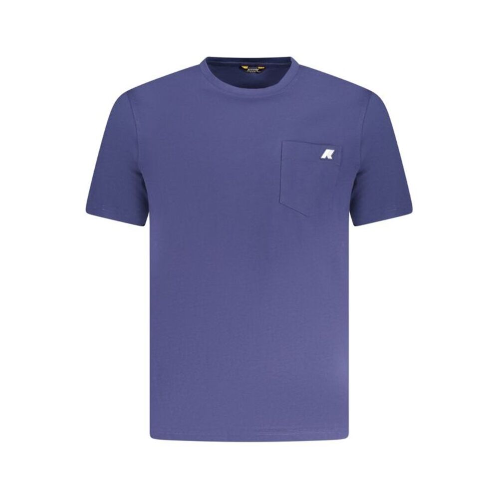 K-WAY Blue Cotton Men's T-Shirt